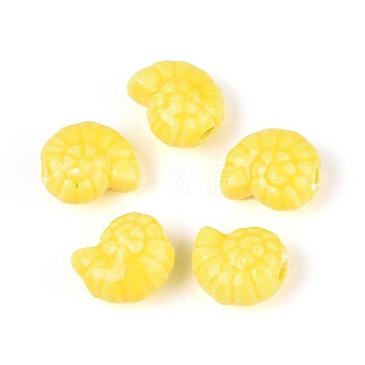 Handmade Porcelain Ceramic Beads PORC-T133-25A-1