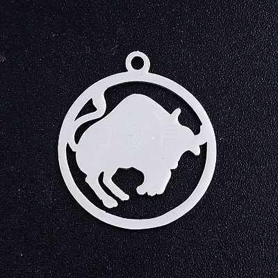 Tarnish Resistant 201 Stainless Steel Pendants STAS-S105-JN362-2-1