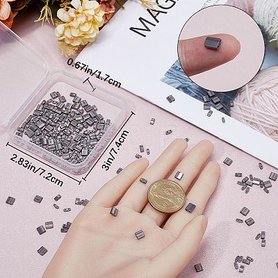 300Pcs 3 Size Glass Seed Beads SEED-CN0001-09-1