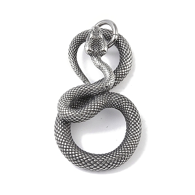 316 Surgical Stainless Steel Pendants X-STAS-E212-25A-AS-1