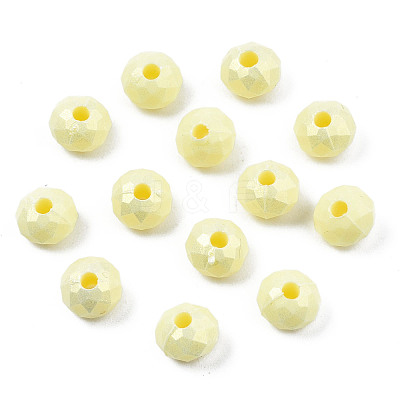 Spray Painted Acrylic Beads MACR-S280-03E-1