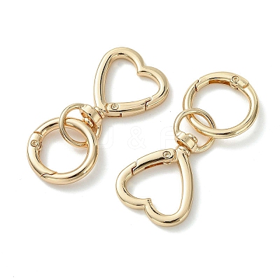 3Pcs Alloy Spring Gate Rings KEYC-JKC01477-1