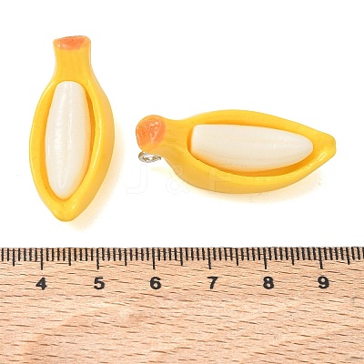 Opaque Resin Pendants RE-CBA278F-01-1