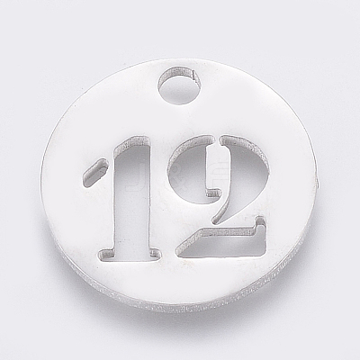 Non-Tarnish 304 Stainless Steel Pendants X-STAS-F233-12-P-1