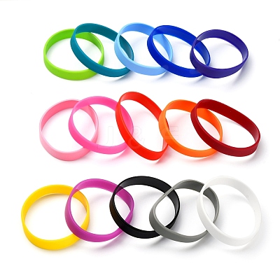 Silicone Wristbands Bracelets BJEW-X0008-06-1