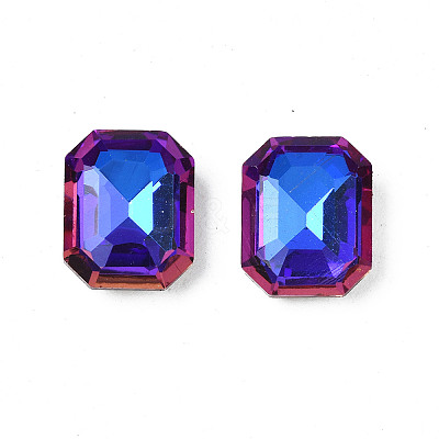 Pointed Back Glass Rhinestone Cabochons MRMJ-N027-007-A03-1