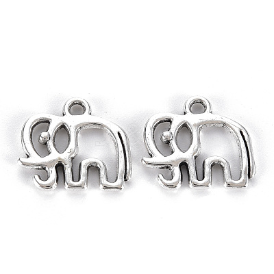 Tibetan Style Alloy Charms TIBE-S323-099AS-RS-1