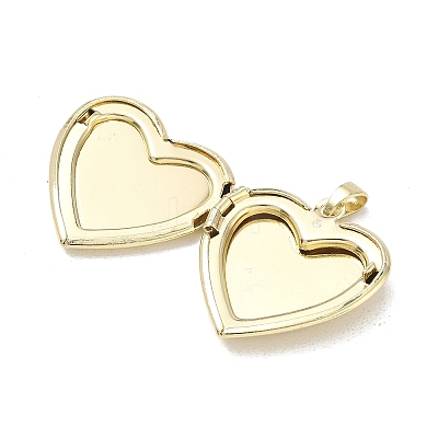 Printed Brass Locket Pendants KK-CBA9B3D-01G-05-1