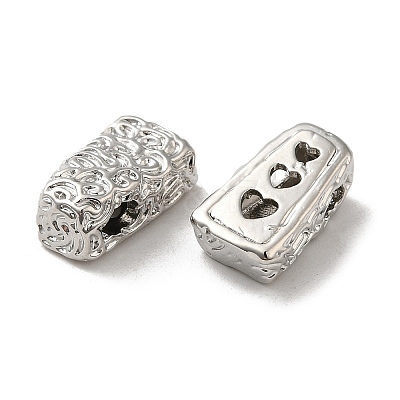 Textured Brass Beads KK-H455-04P-1