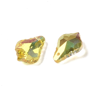 AB Color Plated Electroplate Glass Pendants EGLA-O003-06C-10-1