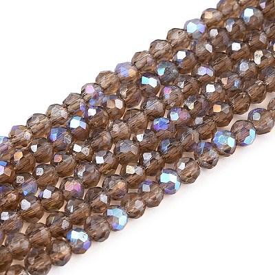Electroplate Glass Beads Strands LS-EGLA-A044-T2mm-L16-1