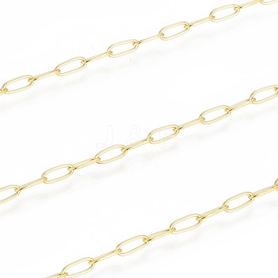 Ion Plating(IP) 304 Stainless Steel Paperclip Chains CHS-F010-01H-G-1