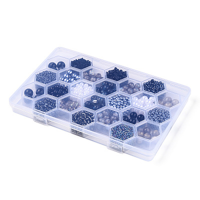 DIY 24 Style Acrylic & Resin Beads Jewelry Making Finding Kit DIY-NB0012-01B-1