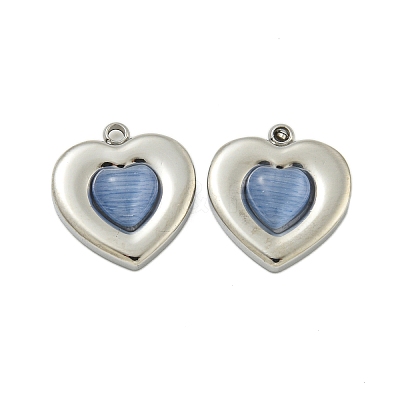304 Stainless Steel Charms STAS-L022-202P-01-1