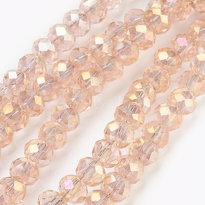 Electroplate Glass Beads Strands LS-GLAA-K027-01AB-1