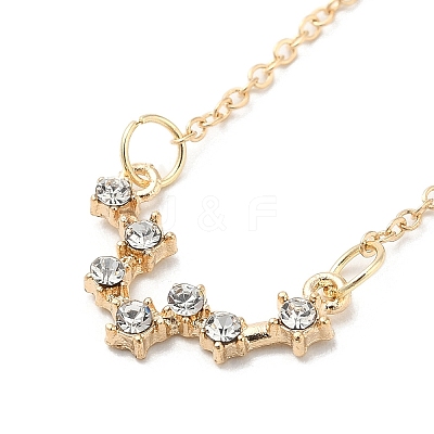 3Pcs Alloy Rhinestones Anklets LS-AJEW-S083-01G-04-1