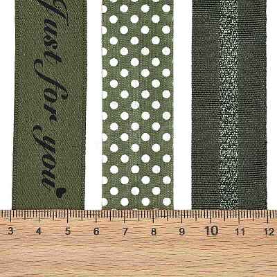 9 Yards 3 Styles Polyester Ribbon SRIB-A014-D04-1
