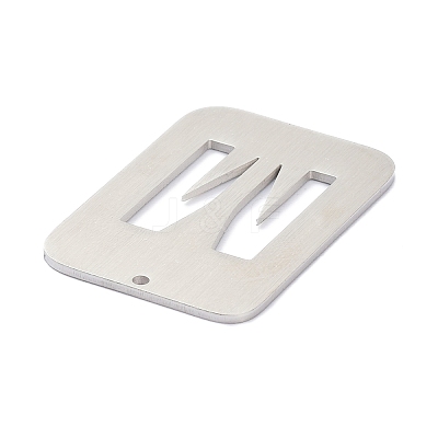 Non-Tarnish 304 Stainless Steel Pendants STAS-K216-49M-P-1