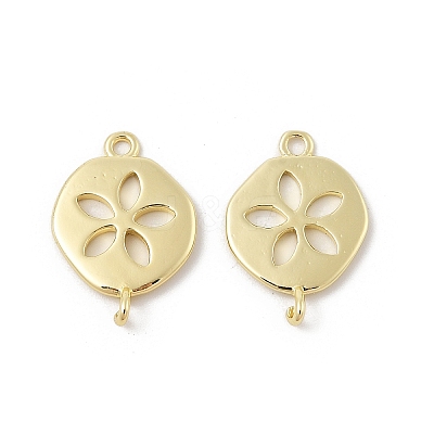 Brass Connector Charms KK-U047-02G-1