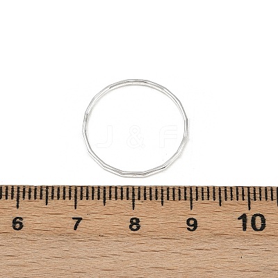 925 Sterling Silver Plain Band Finger Rings RJEW-P165-01A-S-1
