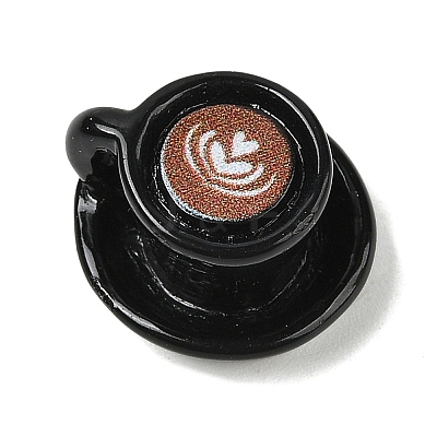 Resin Coffee Miniature Ornaments DOLL-P002-A02-1