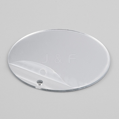 Acrylic Mirror Pendants FIND-WH0417-82B-1