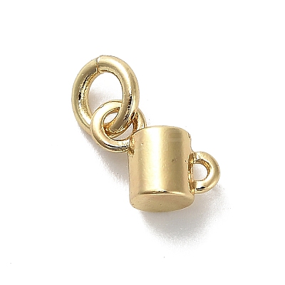 Golden Brass Charms LS-KK-H493-01G-14-1