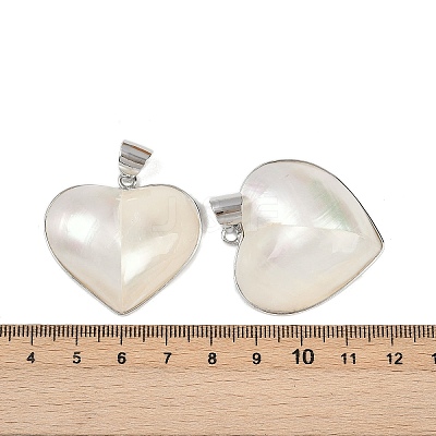 Natural Shell Pendants SSHEL-B003-01P-02-1