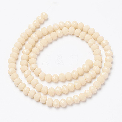 Opaque Solid Color Glass Beads Strands EGLA-A034-P2mm-D05-1