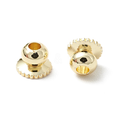 Rack Plating Brass Bead Cap KK-WH0060-03G-02-1