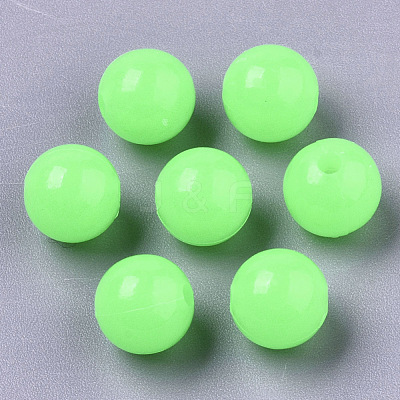 Luminous Acrylic Beads MACR-N008-25E-6MM-1