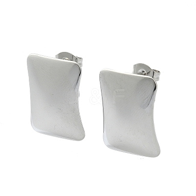 Tarnish Resistant 201 Stainless Steel Stud Earrings EJEW-K270-09P-1
