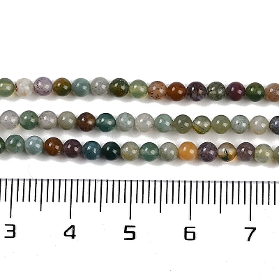 Natural Indian Agate Bead Strands G-A130-3mm-K12-1