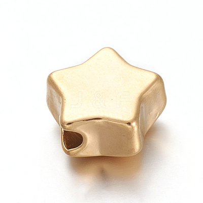 304 Stainless Steel Beads STAS-O112-05G-1