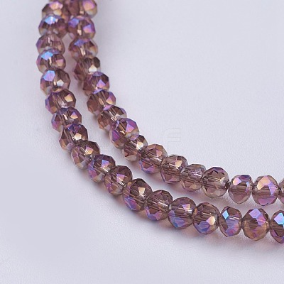 Glass Beads Strands GLAA-F077-1