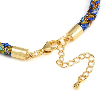 4MM Braided Nylon Cord Bracelets FIND-A057-01G-02-1