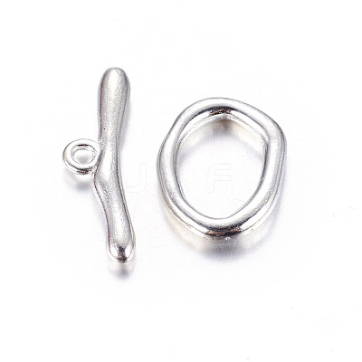 Alloy Toggle Clasps PALLOY-G014-S-1