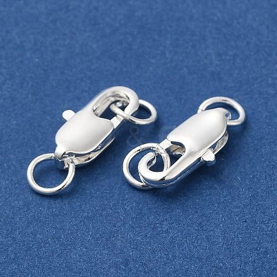Brass Lobster Claw Clasps KK-P249-05B-S-1