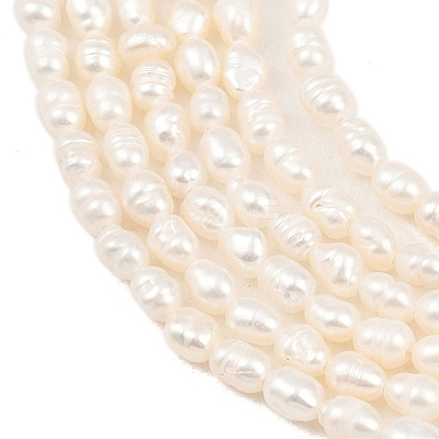 Natural Cultured Freshwater Pearl Beads Strands PEAR-F020-07-1