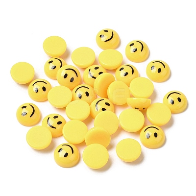 Opaque Resin Cabochons CRES-P024-01-1