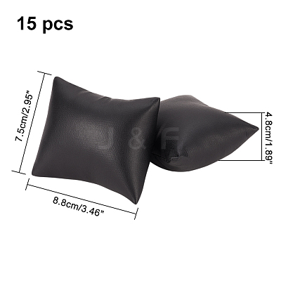 Imitation Leather Bracelet/Watch Pillow Jewelry Displays BDIS-WH0003-02-1