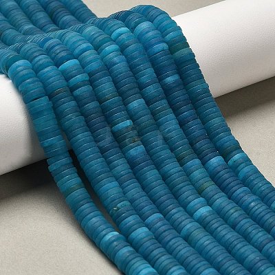 Natural White Jade Beads Strands G-P575-B14-6x1mm-08-1