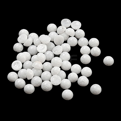 Natural White Jade Cabochons G-H309-03-59-1