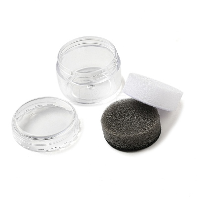 Column Plastic Loose Diamond Storage Screw Top Foam Gem Jars CON-NH0001-03A-1