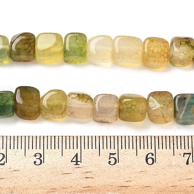 Natural Dragon Veins Agate Beads Strands G-G177-E22-01-1