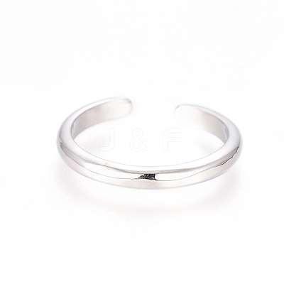 Brass Cuff Toe Rings RJEW-G100-16P-1