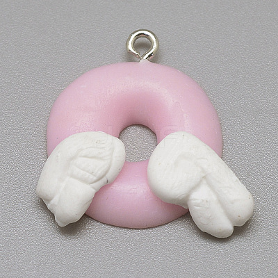 Handmade Polymer Clay Pendants X-CLAY-Q240-021B-1