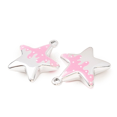 UV Plating Acrylic Pendants AC-CBA655C-18A-02-1