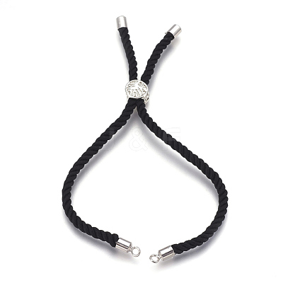 Cotton Cord Bracelet Making KK-F758-03H-P-1