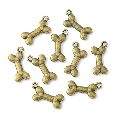 Tibetan Style Alloy Pendants TIBEP-S001-AB-FF-1